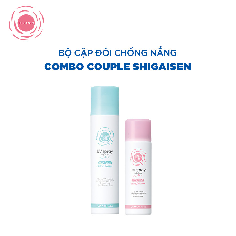 Combo Couple Cặp Đôi Chống Nắng Shigaisen Yohou (210g)