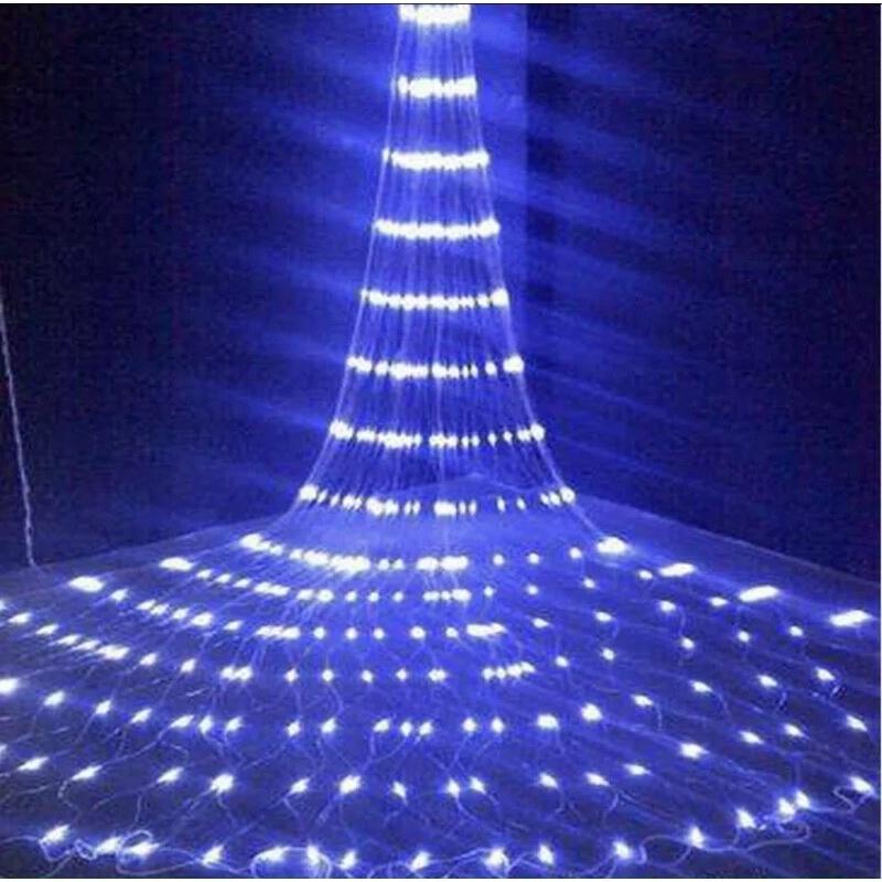 Bộ dây đèn led thác nước chảy 10 dây màu trắng