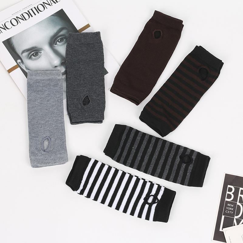 Hoạt Hình Sọc Găng Tay Hở Ngón Dệt Kim Fingerless Gloves Cosplay Thời Trang Nữ Trẻ Em Độ Đàn Hồi Găng Tay Mỏng Phụ Kiện Trang Trí Color: A5