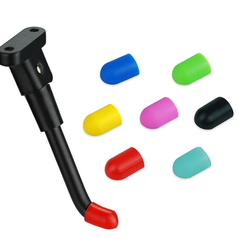 Xe tay ga Silicone Kickstand Foot Support Cover cho Xiaomi M365 Pro Max G30 ES2 ES4 Scooter Color: 1pcs Blue