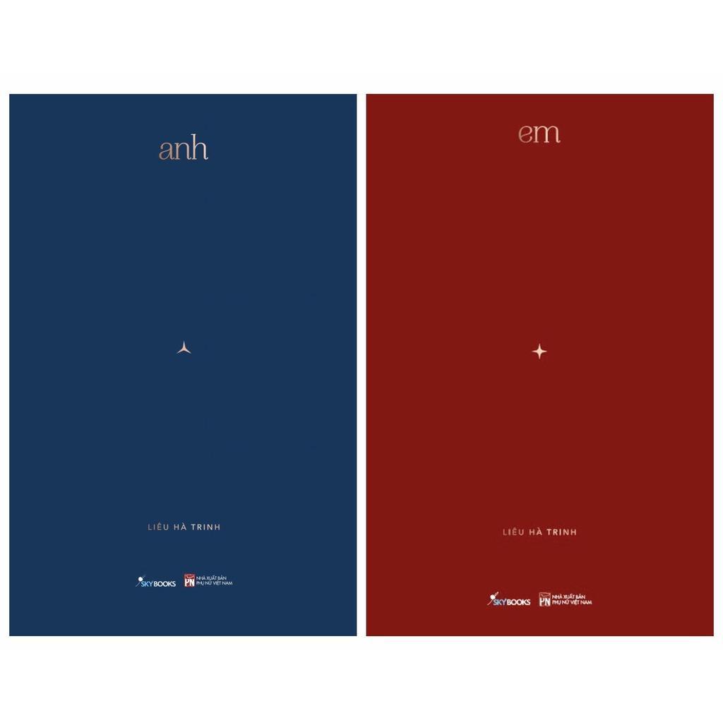 Sách  Combo 2 Quyển: Anh + Em   Liêu Hà Trinh - Bản Quyền