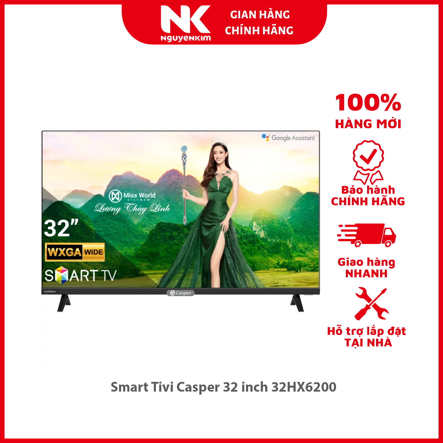 Smart Tivi Casper 32 inch 32HX6200- Hàng Chính Hãng