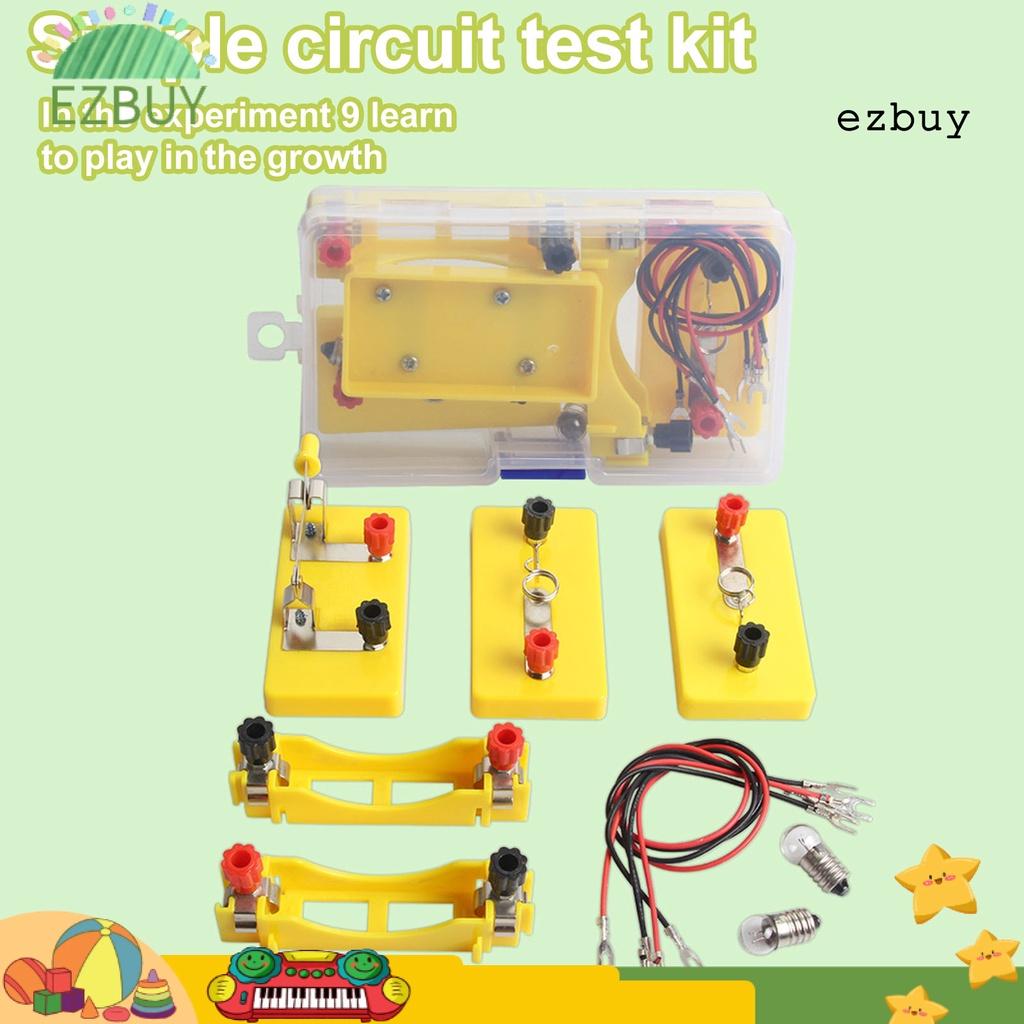 EY-Physics Science Kit Puzzle Practical Ability DIY Physics Science Lab Basic Circuit Learning Starter Kit for Kids