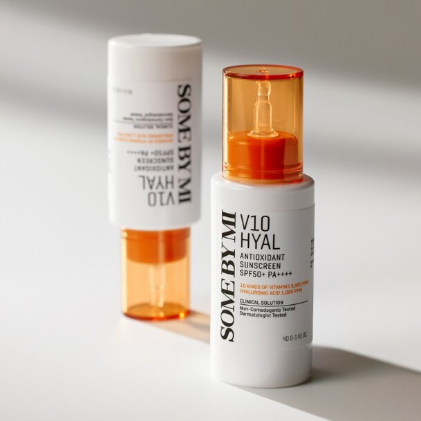 Kem chống nắng nâng tone SOME BY MI V10 HYAL 40ml SPF50+ PA++++