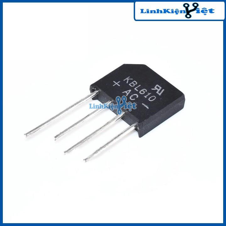 DIODE CẦU 6A KBL610