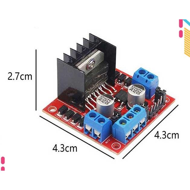 Module Điều Khiển Động Cơ Bước L298N Dành Cho Arduino # linh kiện điện tử