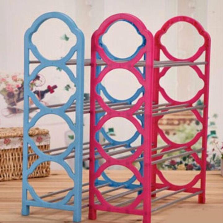 Kệ để giày dép đa năng 4 tầng, Tiện dụng Giá rẻ