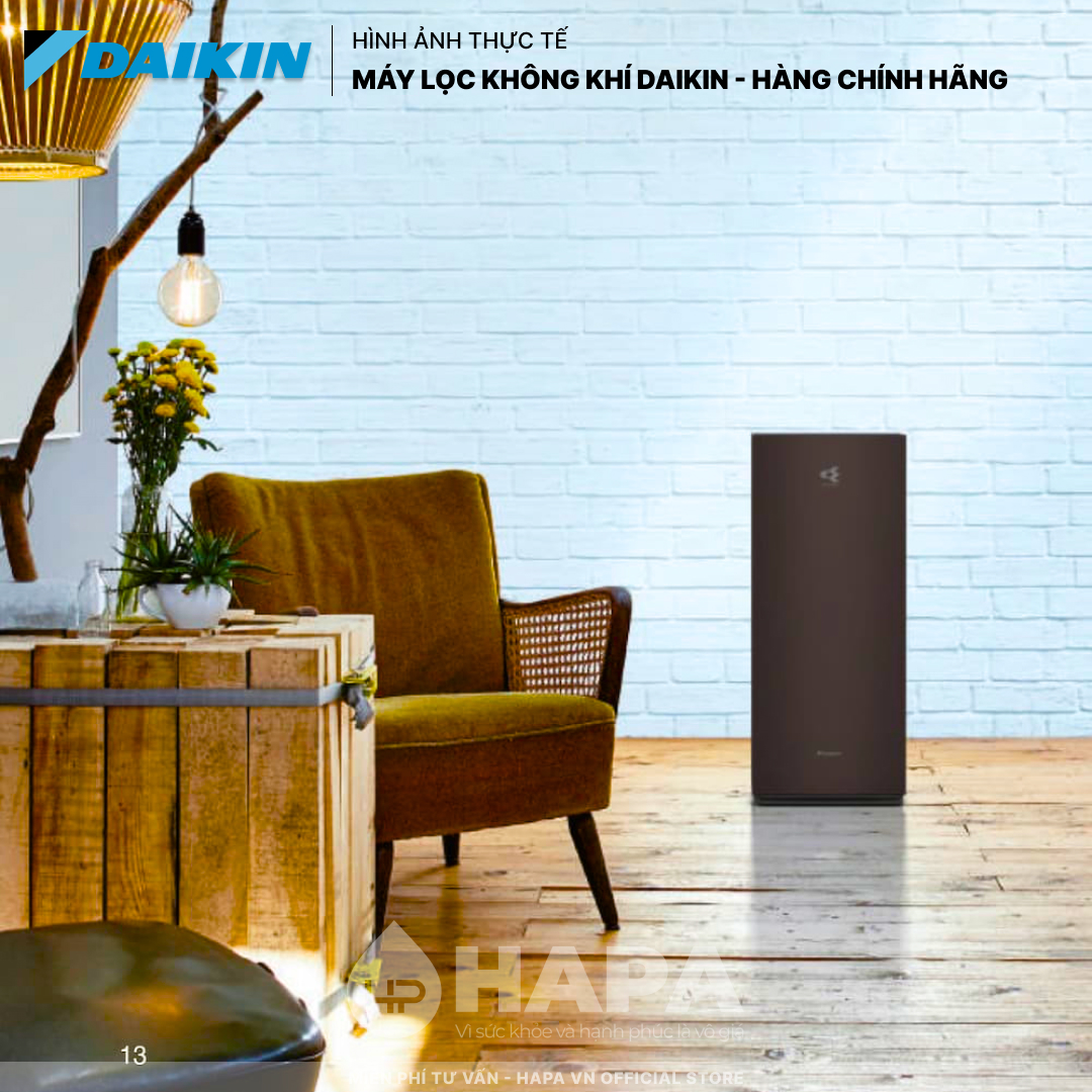 Máy Lọc Không Khí Tạo Ẩm DAIKIN MCK555AVMV-W | MCK555AVMV-T TEFU HEPA, Twin Streamers, ION PLASMA - Hàng Chính Hãng DAIKIN