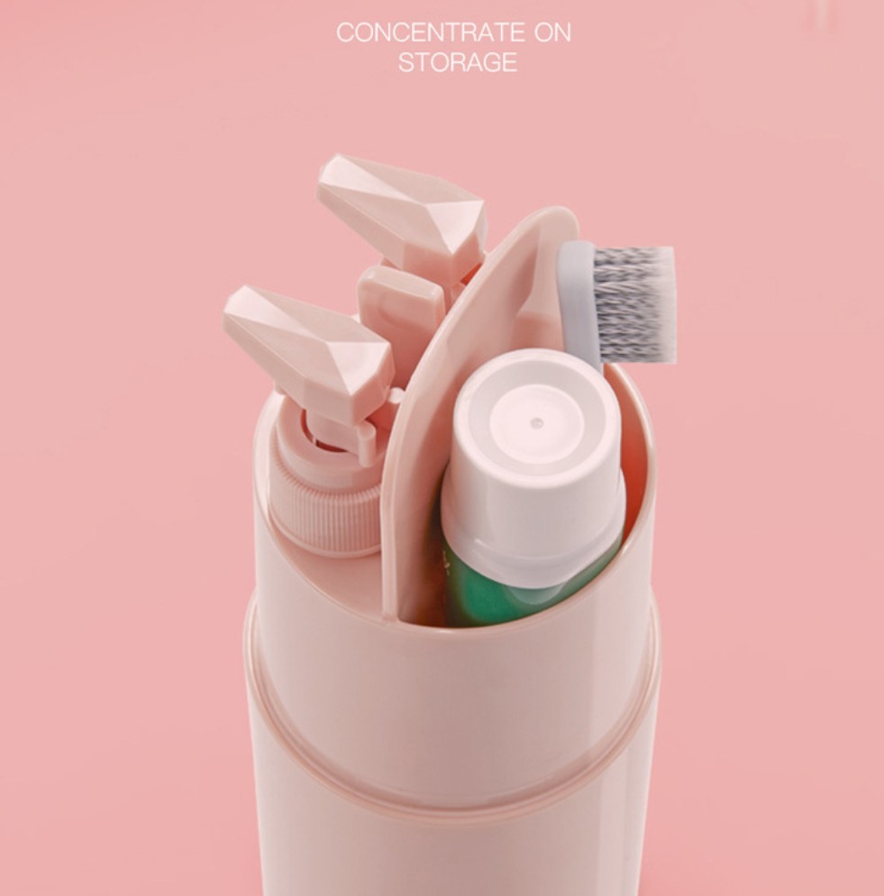 Hộp đựng dụng cụ vệ sinh cá nhân bàn chải, kem đánh răng,sữa tắm dầu gội du lịch mẫu mới 2019 -Cao Cấp