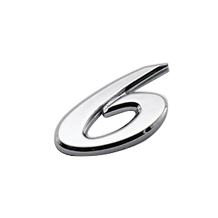 Tem Logo Chữ Nổi MAZDA Dán Trang Trí Xe