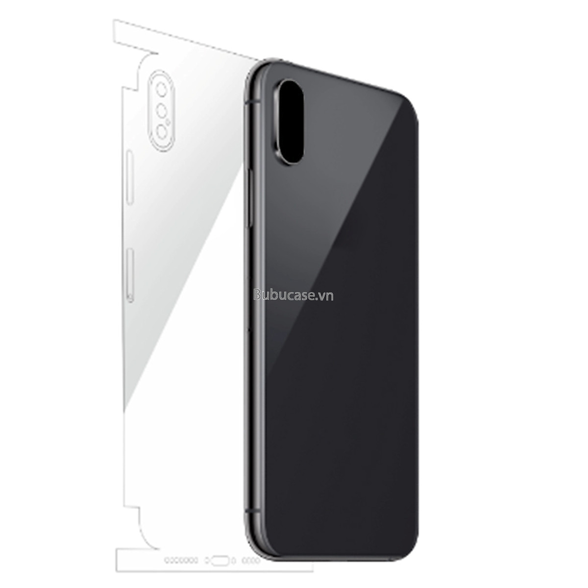 Miếng dán PPF chống vân tay mặt sau và viền cạnh chống trầy xướt cho iPhone - Full dòng máy