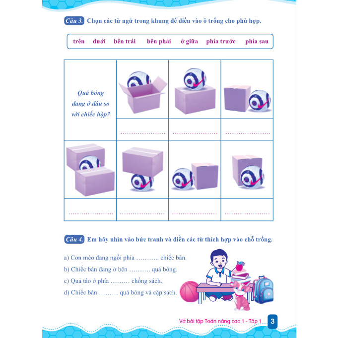 Sách - Combo Vở Bài Tâp Toán Nâng Cao 1  - Theo chương trình GDPT mới