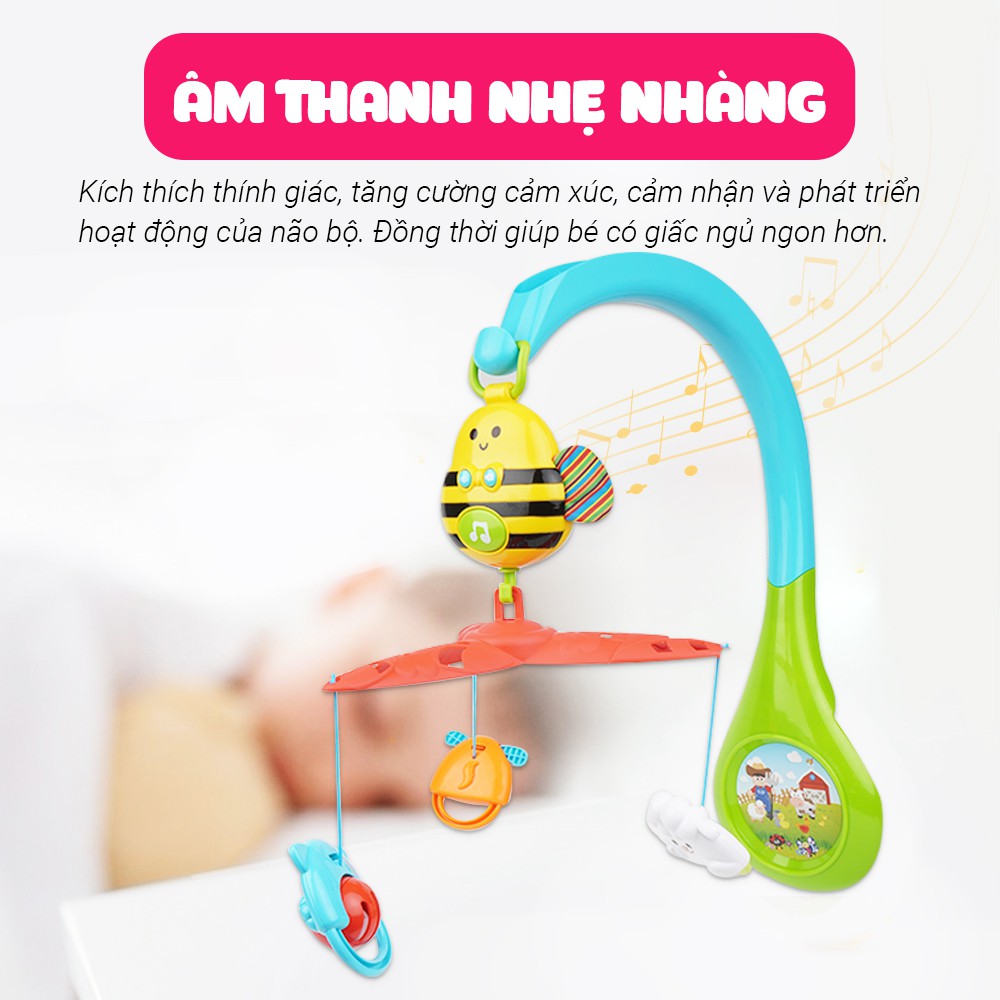 Treo Cũi Hình Động Vật Có Nhạc Winfun 0856