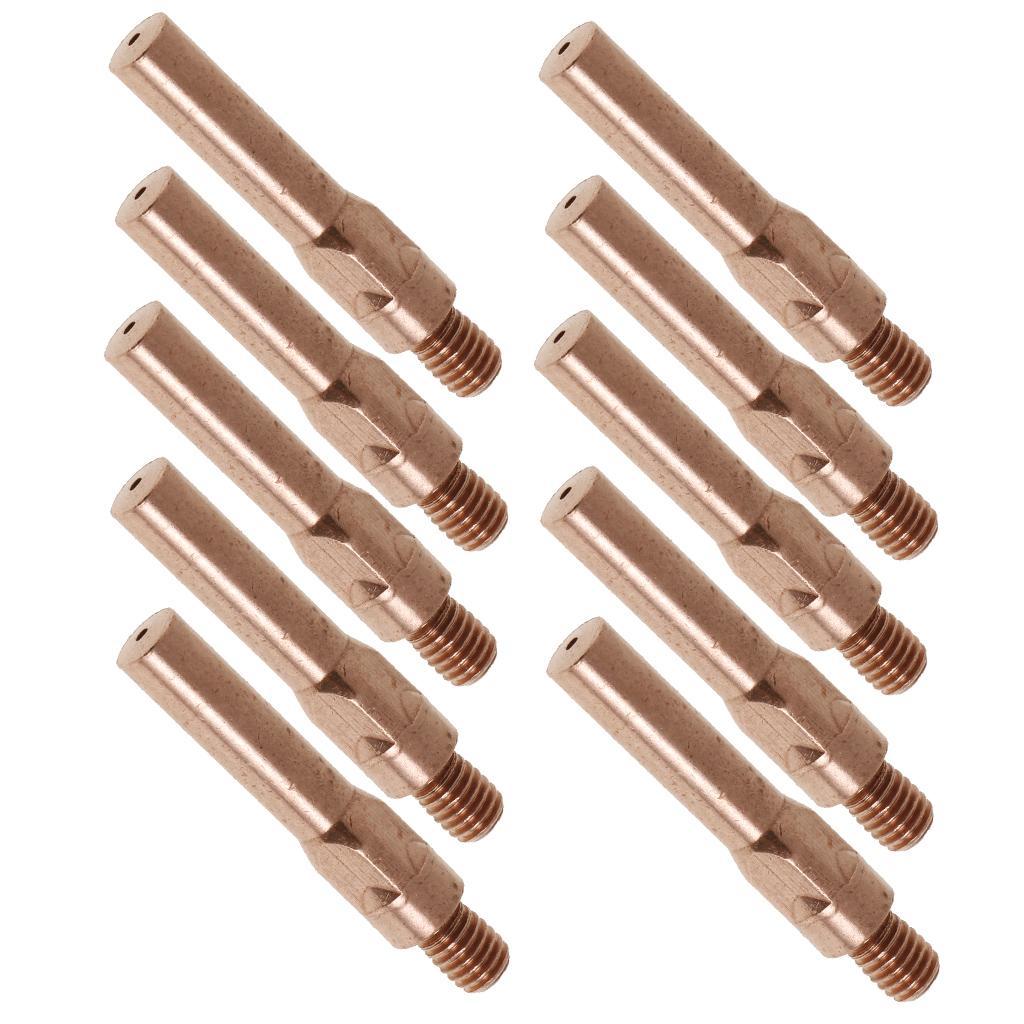 2x 10 Pieces 45mm Thread Nozzle Tip for /MIG Gas