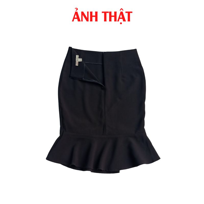 Chân Váy Nữ New Design Thiết Kế Dáng Váy Đuôi Cá Ôm Body Quyến Rủ Dài Qua Gối, Chất Vải Co Giãn Tốt CV0067