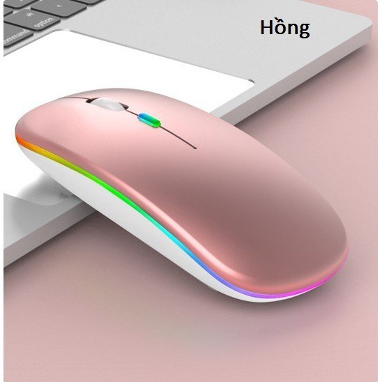 Chuột Không Dây A2 - Chống Ồn Pin Sạc Được Không Cần Thay PIN