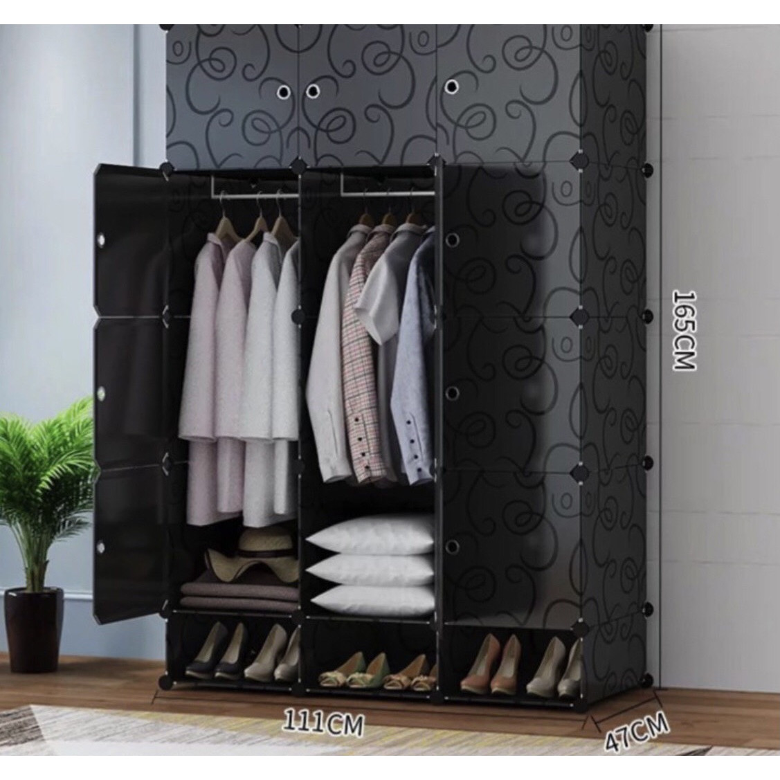 Tủ Nhựa Lắp Ghép Cao Cấp 15ô