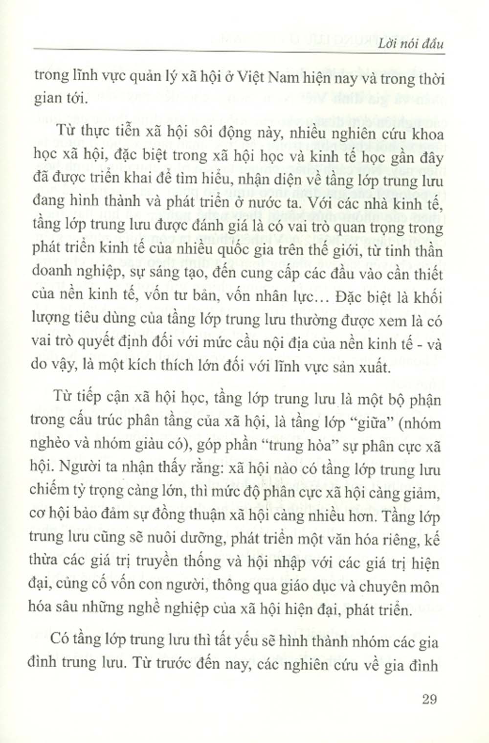 Gia Đình Trung Lưu Ở Việt Nam Với Các Quá Trình Phát Triển Kinh Tế - Xã Hội - Văn Hóa