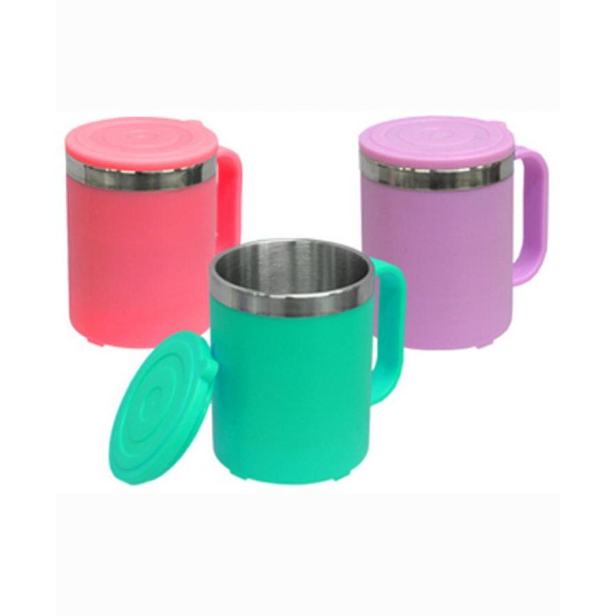 Combo Bình đựng nước có quai Cool Handy 1.8L + Cốc giữ nhiệt lõi inox nội địa Nhật Bản