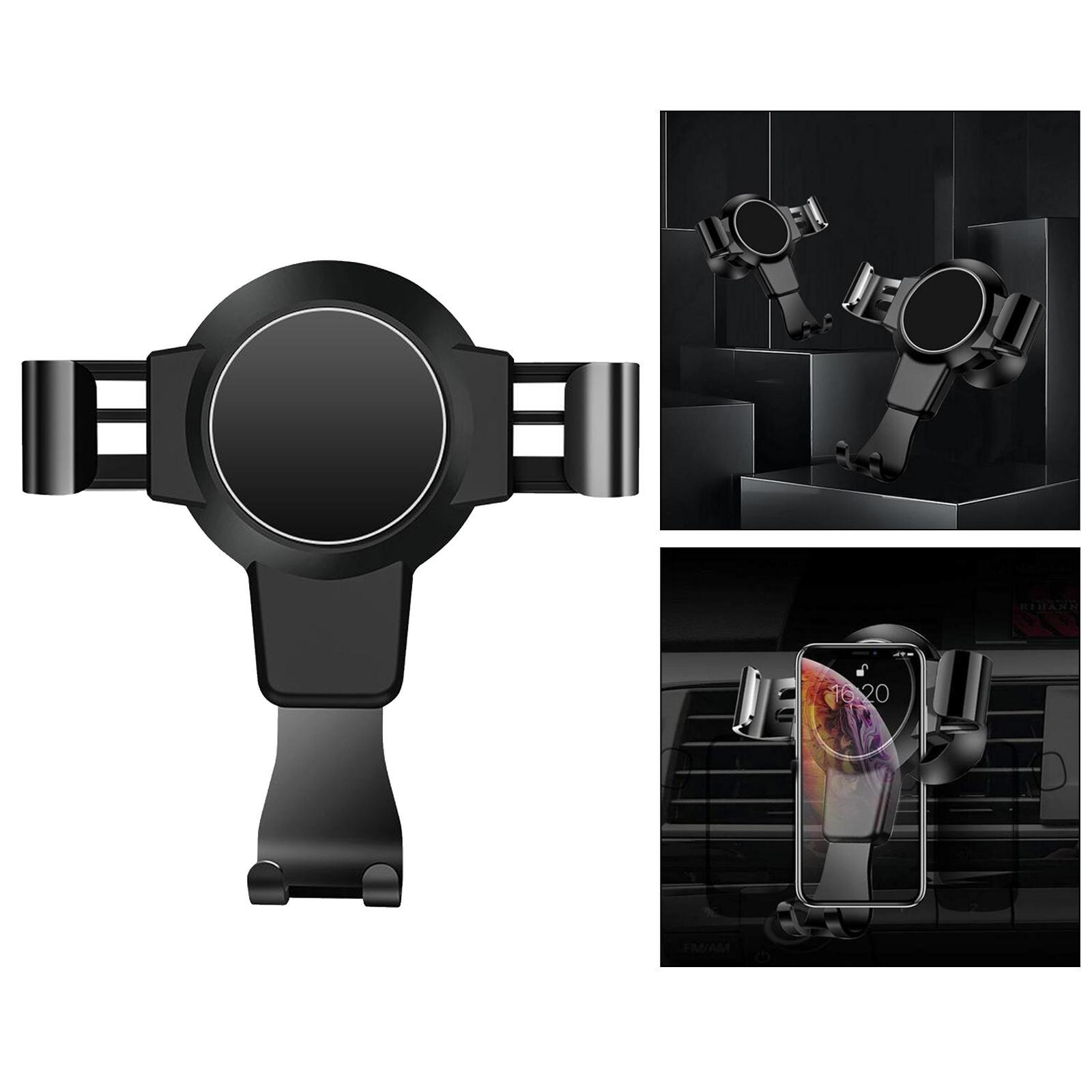 Gravity Phone Holder Air Vent Phone Holder Car Phone Mount Stand Black