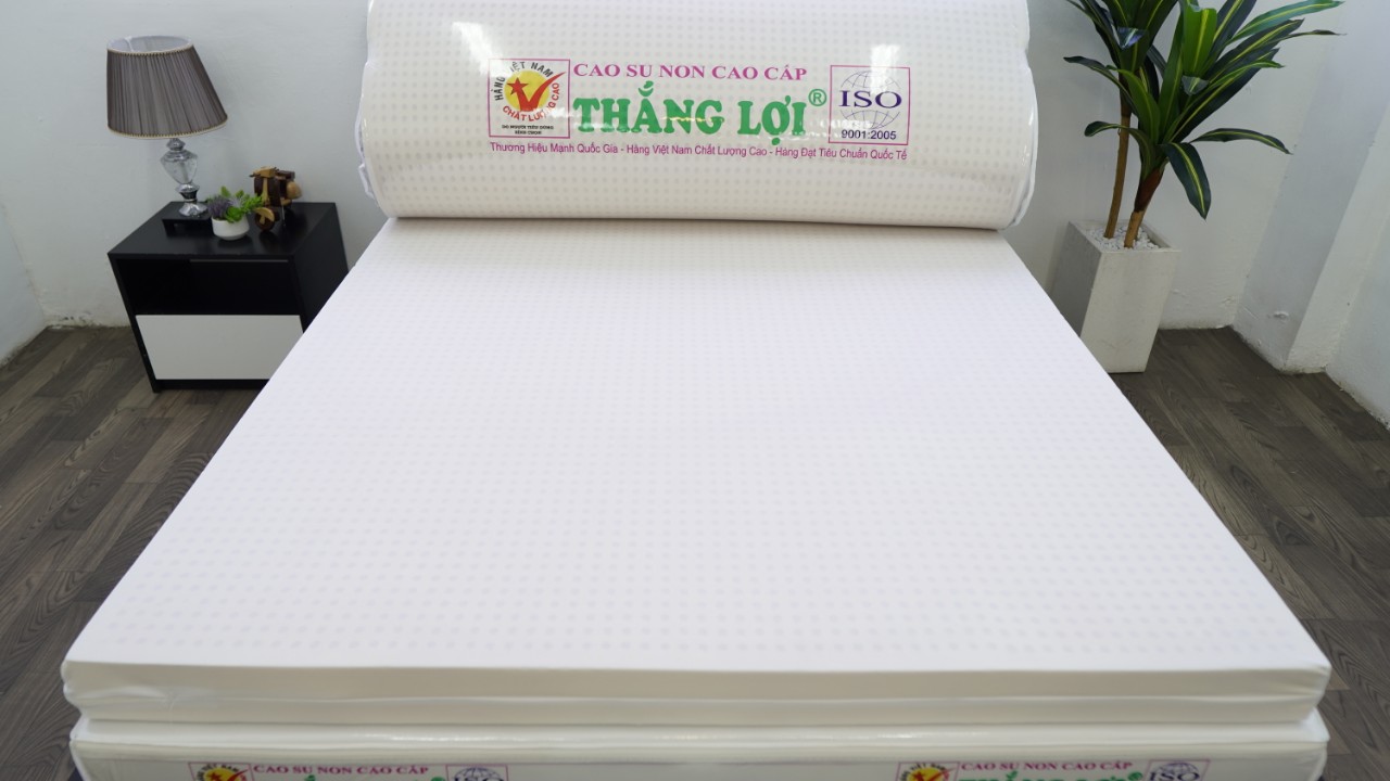 Nệm CAO SU NON CAO CẤP THẮNG LỢI ( đa tầng, vượt trội, cải tiến) BH 15 năm