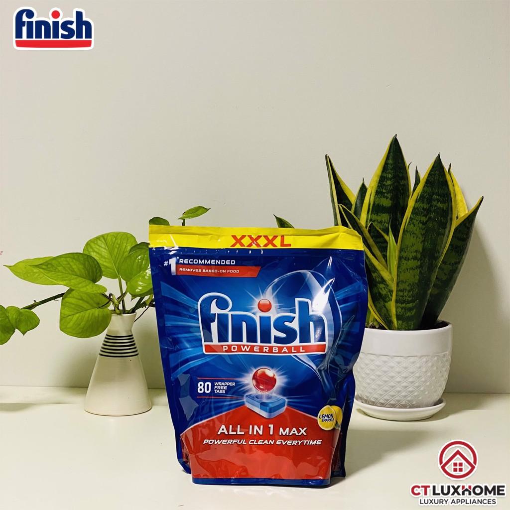 Viên rửa chén bát Finish All In One Max 80 viên