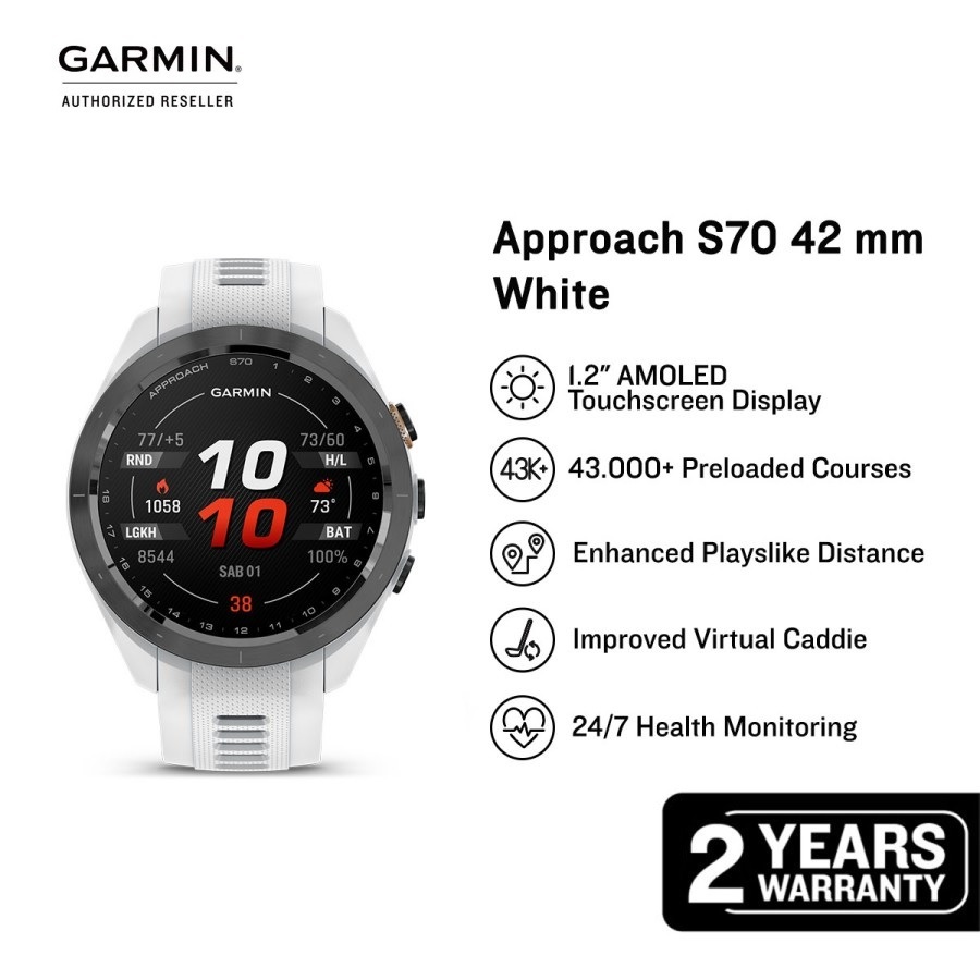 Đồng hồ thông minh Garmin Approach S70_Mới, hàng chính hãng