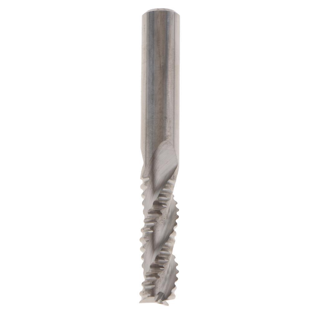 OZO-C450 8mm Titanium Coat Carbide 3-Flute End Mill Engraving Bits CNC Rotary Burrs Set Tool PCB Mould Plastic Fiber Carbon Fiber Hardwood