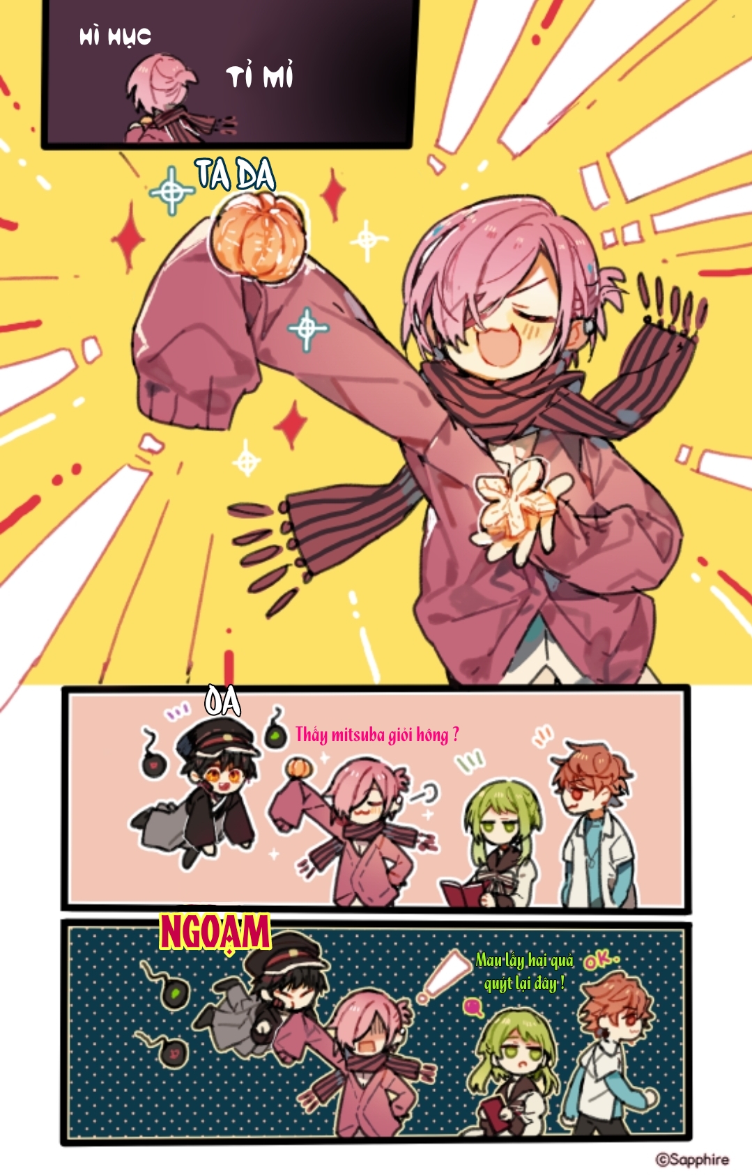 những mẫu truyện nhỏ của hanako do fan vẽ chapter 5 1