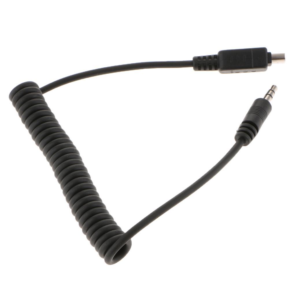 Shutter Release Cable Cord Timer Wire for E-M5 Mark II 3.5mm