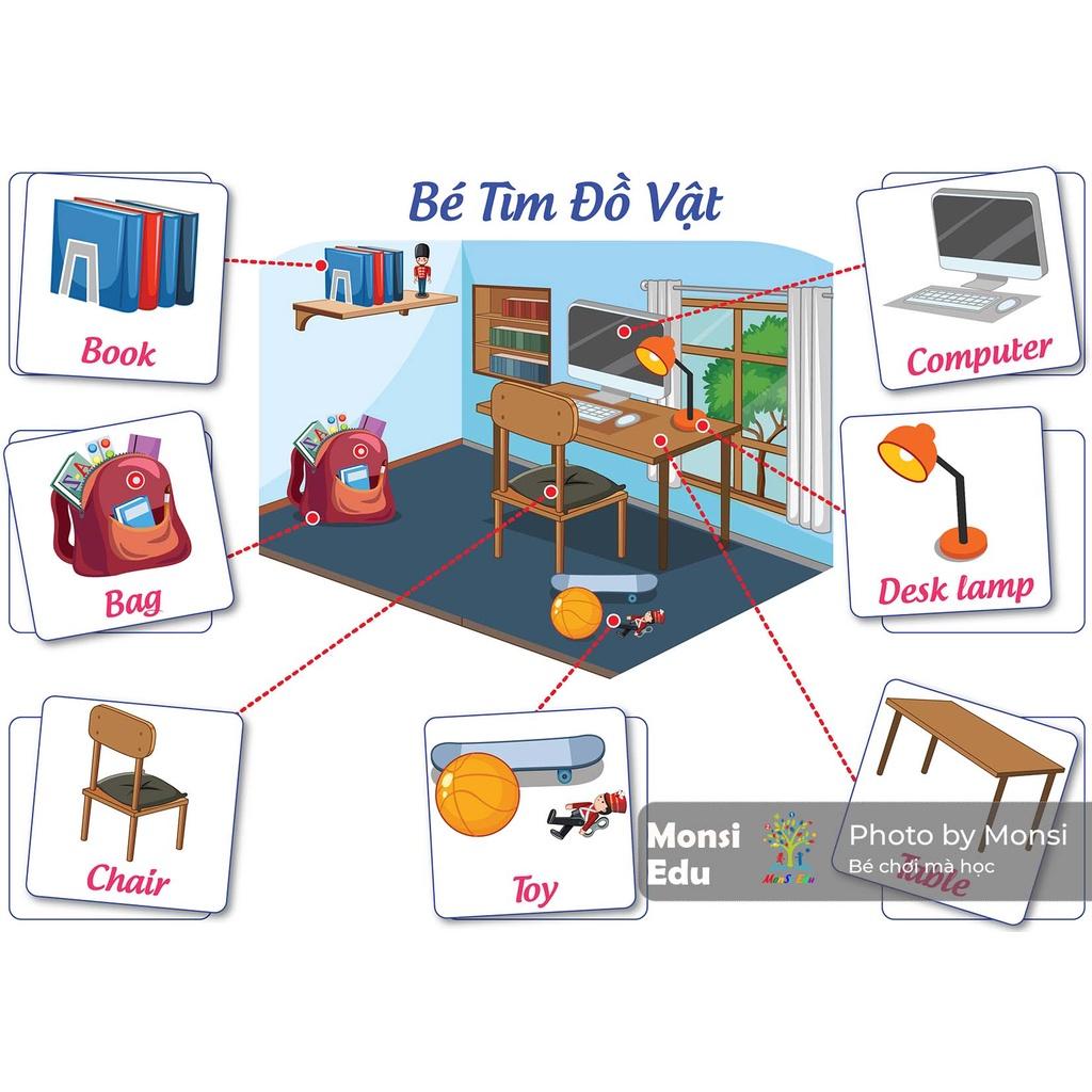 Monsi Edu Học liệu tổng hợp 19 chủ đề Matching Book F18MM