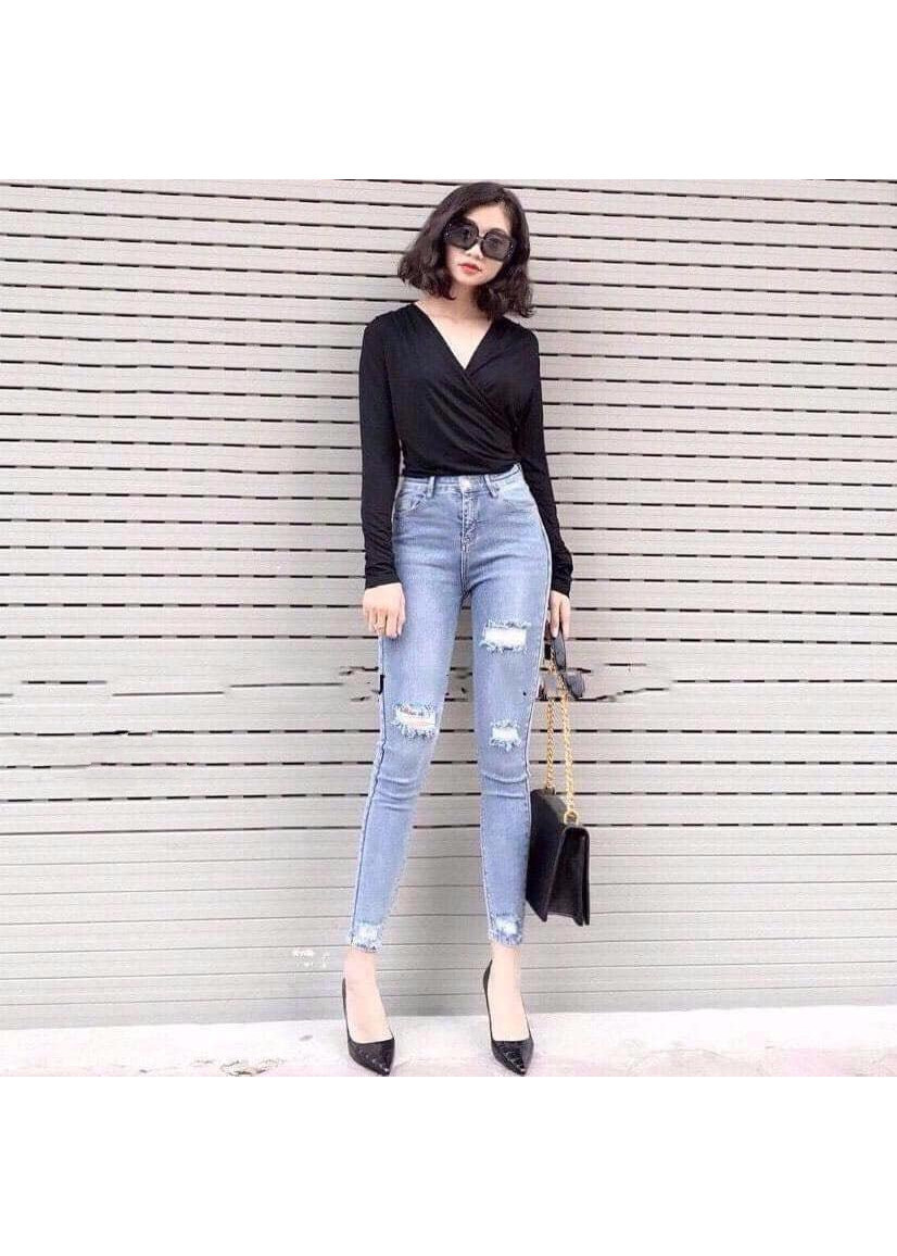QUẦN JEAN NỮ XƯỚC KIỂU - GV3131