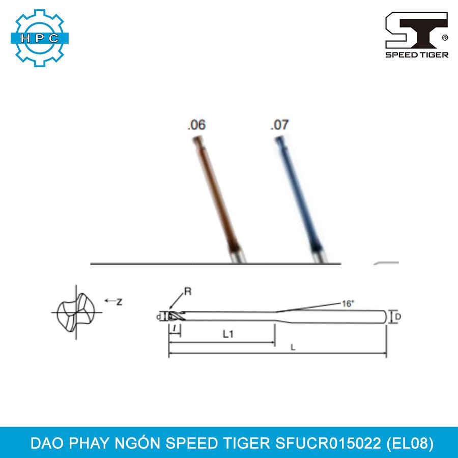 Dao phay Speed Tiger SFUCR015022