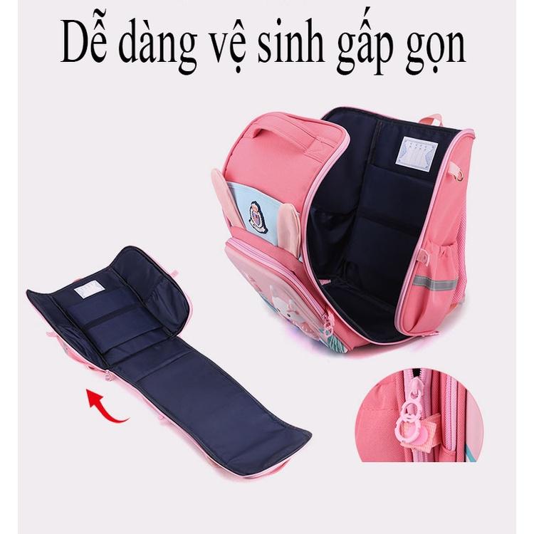 Balo học sinh cấp 1và cấp 2 siêu nhẹ chống gù chống nước cao cấp phong cách mới, cặp chống gù cho bé tiểu học