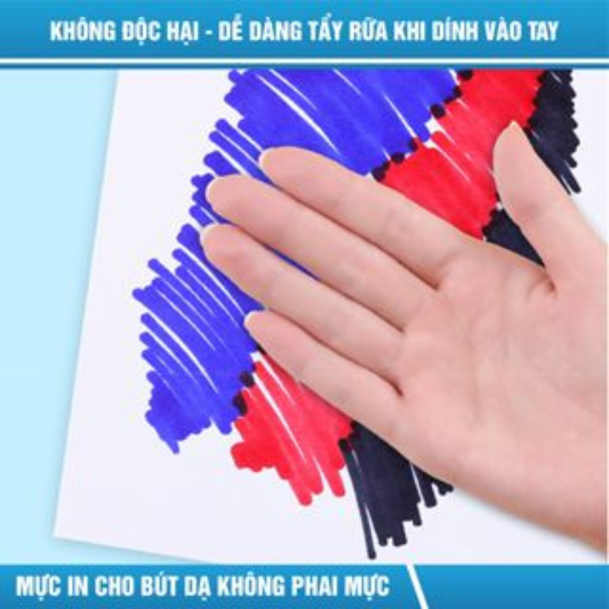 Bút lông màu không phai mực, viết trực tiếp lên bao hàng cho shop online