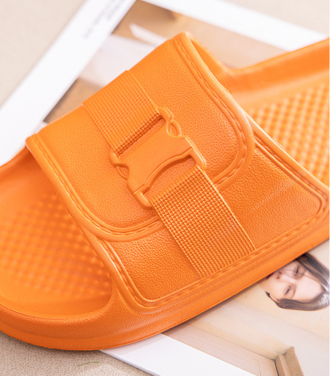 Dép quai ngang Unisex Cách Điệu Có Khóa, Bền Nhẹ Chống Trượt, Dễ Vệ Sinh, Nhựa Dẻo Êm Chân