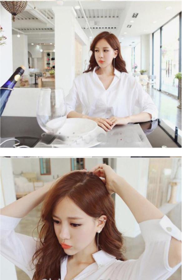 Bông tai dáng dài đính hạt BT93