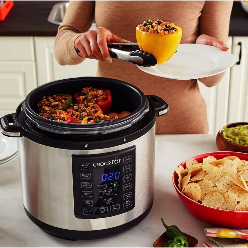 Nồi Nấu Đa Năng Crockpot Express CSC051X, Nồi Nấu Cháo Cho Bé, Nồi Kho Cá, Nồi Hầm, Dung Tích 5,6L, Công Suất 1000W