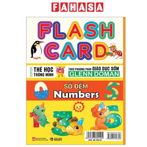 Sách - Flash Card - Thẻ Học Thông Minh Theo Phương Pháp Giáo Dục Sớm Glenn Doman - Số Đếm - Numbers