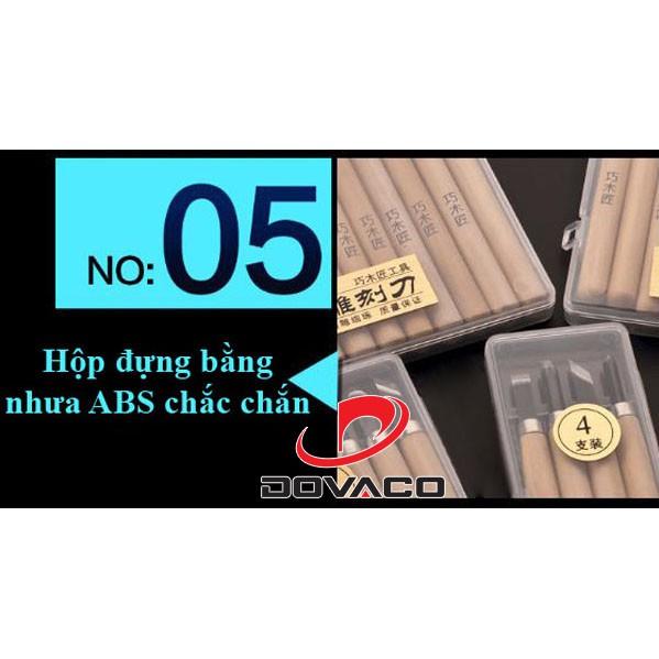 Bộ dao khắc, đục, tiện gỗ đa năng