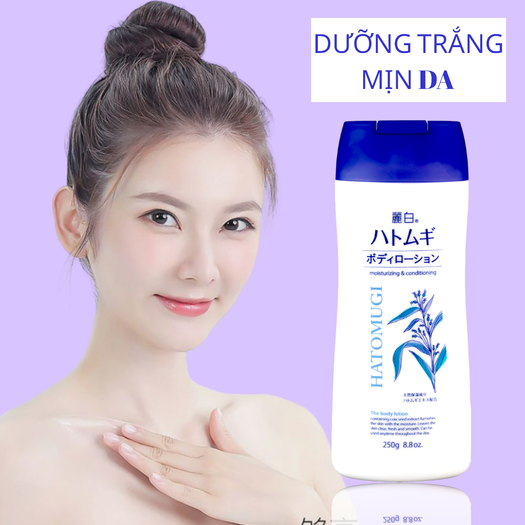 Lotion Dưỡng Thể Ban Đêm Reihaku Hatomugi Body Lotion