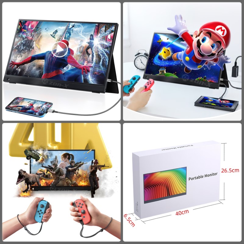 Màn hình di động 15,6 inch cho máy tính , laptop , smartphone , máy game - Hàng nhập khẩu