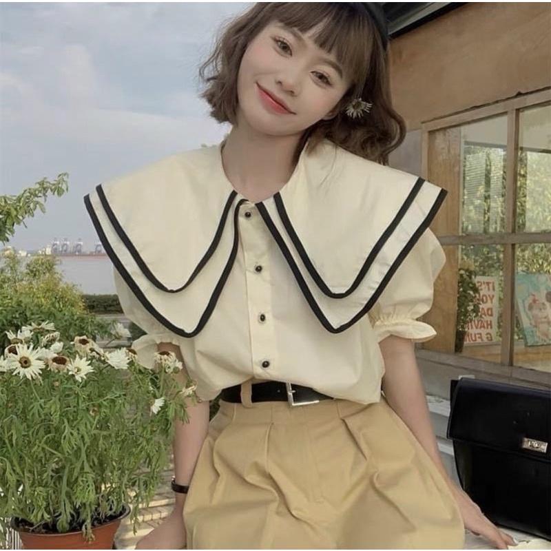 SET ÁO SƠ MI CỔ PETER TẦNG + SHORT (NỊT)