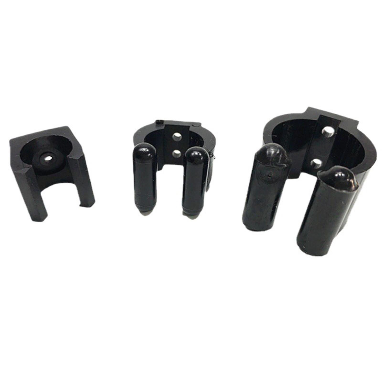 Black fishing rod storage clips accessories Large