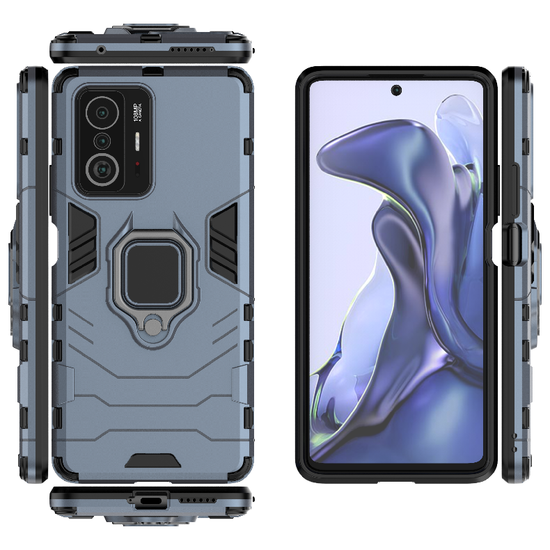 Ốp lưng dành cho Xiaomi 11T, 11T Pro iron man chống sốc kèm iring