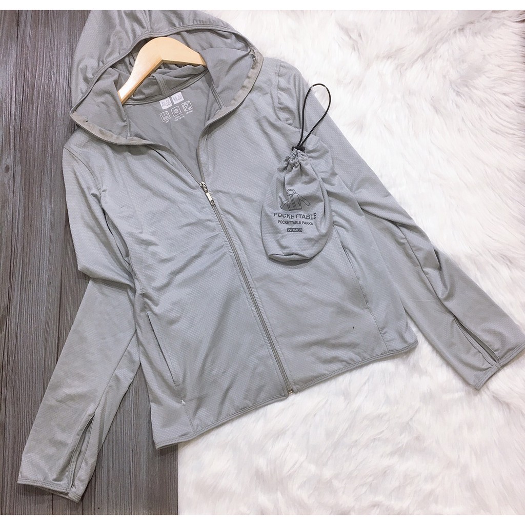 Áo chống nắng nữ dáng ngắn chất liệu thông hơi kim cương mềm, mát