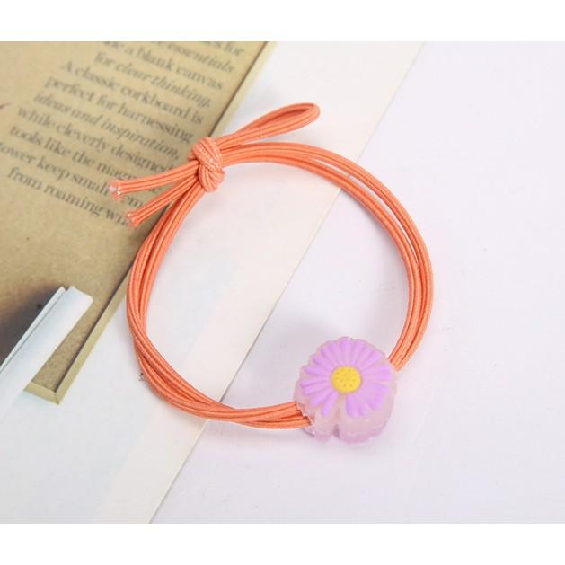 Dây buộc tóc phát sáng hình hoa dễ thương