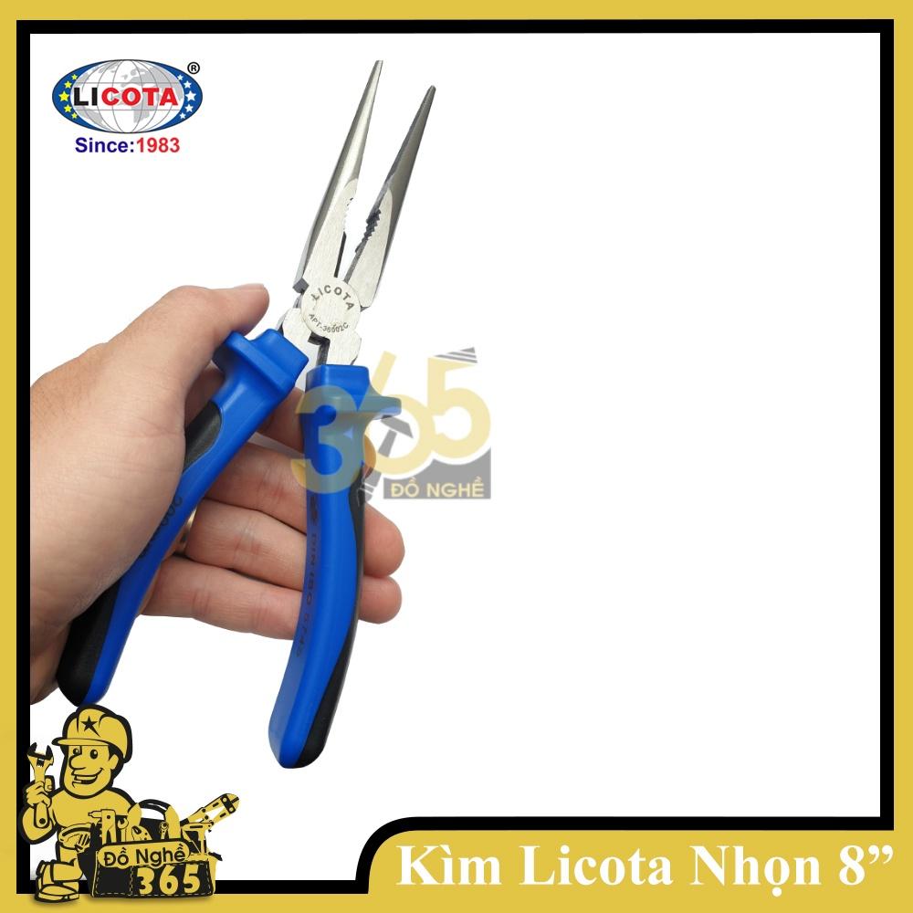 Kìm mũi nhọn 8&quot; (200mm) cao cấp Licota