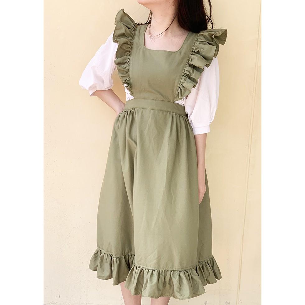 Tạp dề linen phong cách cổ điển