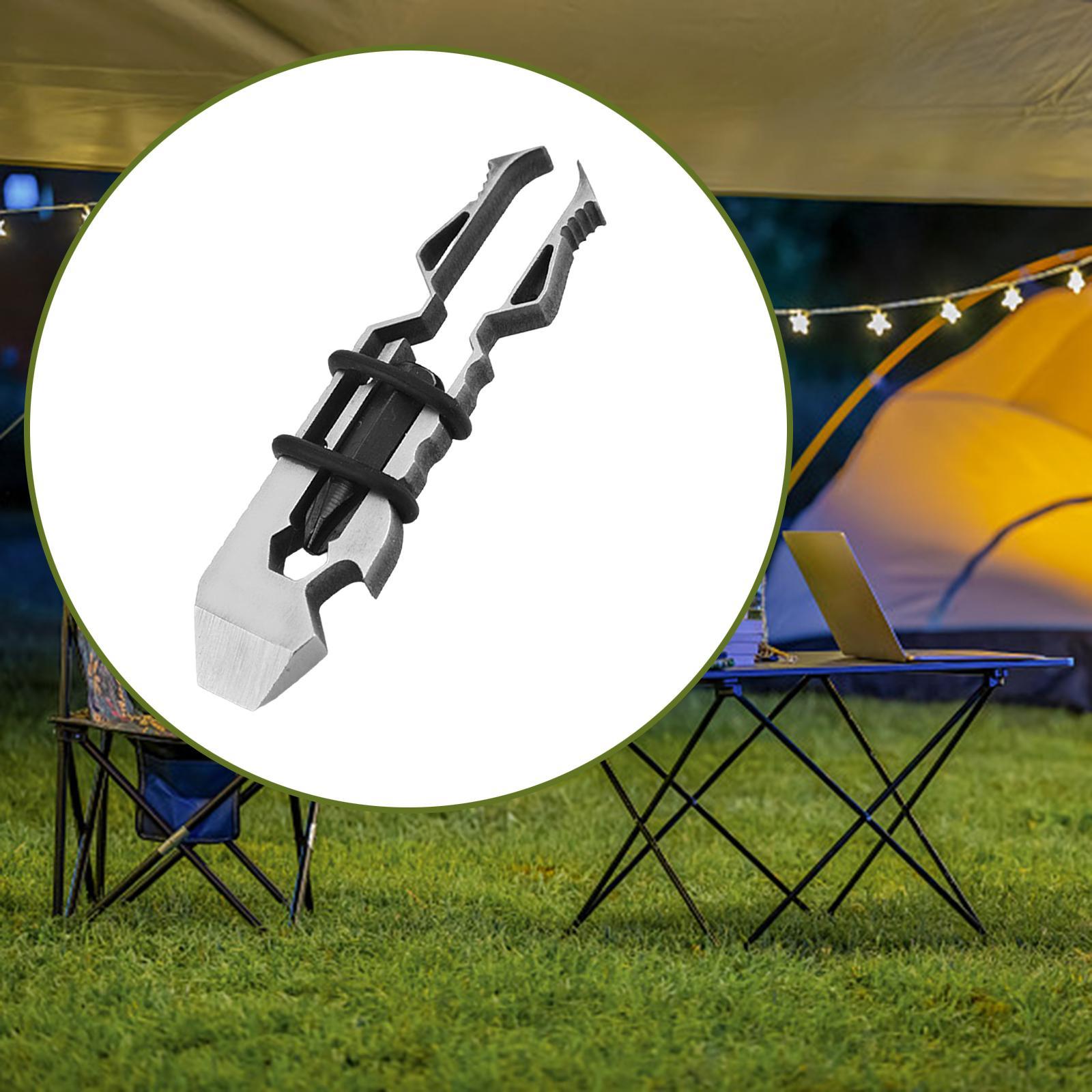Multifunctional Tools Screwdriver Camping Outdoor Wrench 6 In 1